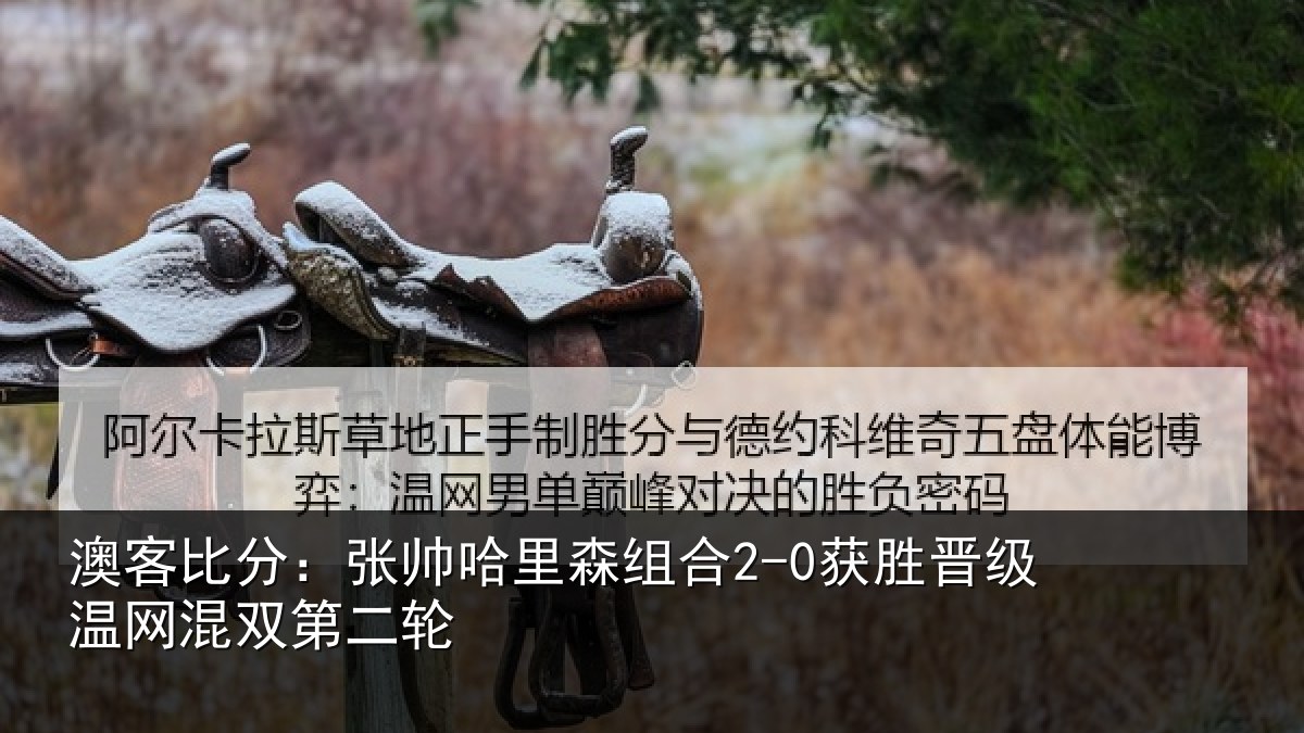 澳客比分:张帅哈里森组合2-0获胜晋级温网混双第二轮